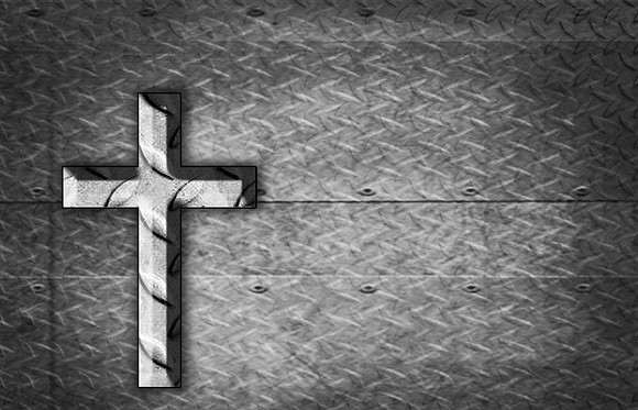 metal with cross